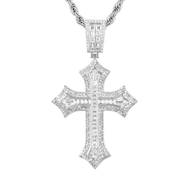 Zawieszka ICED STUFF 2pac Cross - złoto