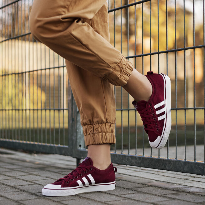 adidas nizza burgundy