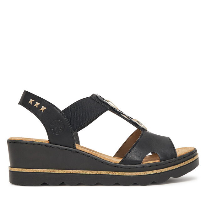 Sandały Rieker CEO-67498-00 Czarny - kobiece