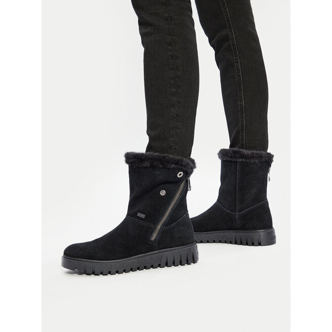 Botki Rieker Y3470-00 Czarny - kobiece