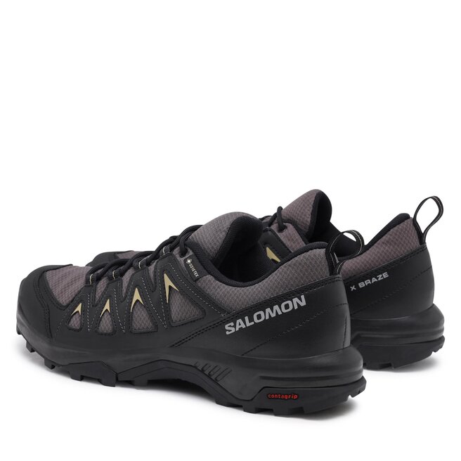 Scarpe da trekking Salomon X Braze GORE TEX L47180500 Magnet Black