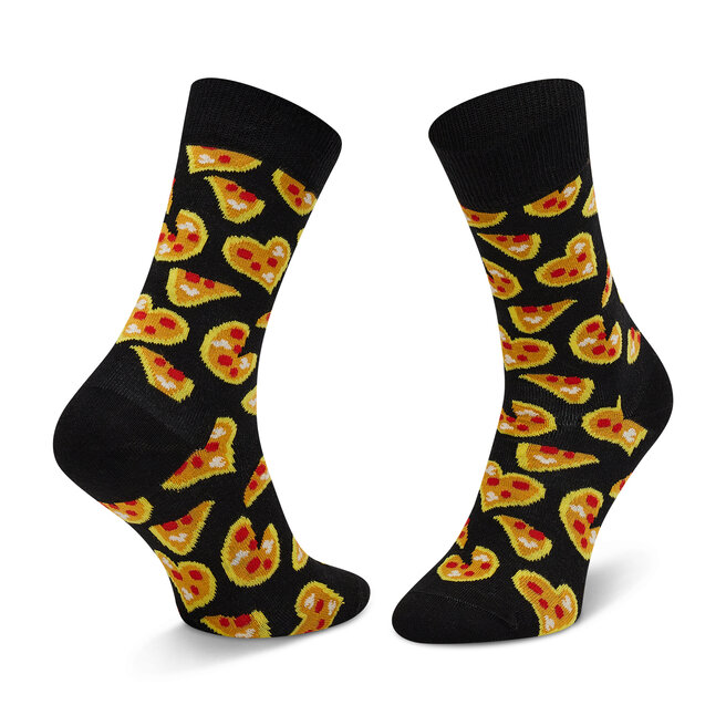 Happy Socks Unisex Magasszárú Zokni Happy Socks PLS01-9300 Fekete