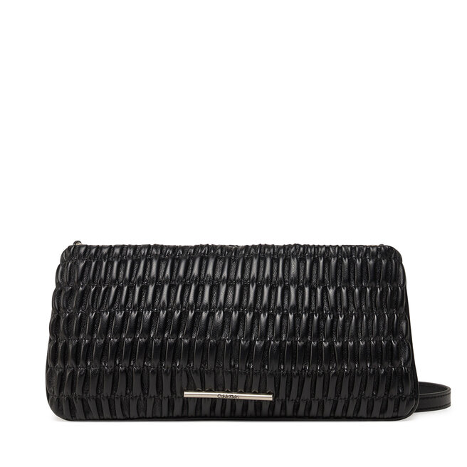 Torebka Calvin Klein Jeans Rouched Zip Top Bag - Czarny