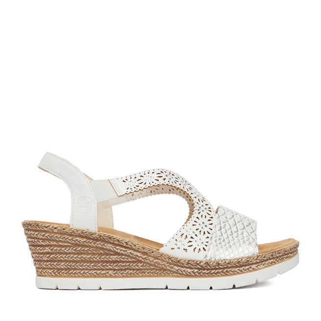 Sandały Rieker CEO-61916-80 Biały - kobiece