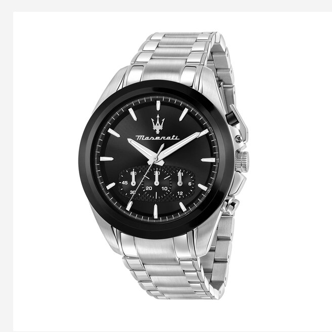 Zegarek Maserati Traguardo Chronograph R8873612066 Srebrny -