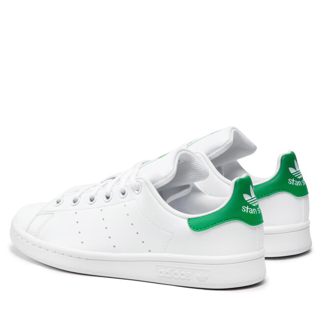 adidas Обувки adidas Stan Smith J FX7519 Ftwwht/Ftwwht/Green