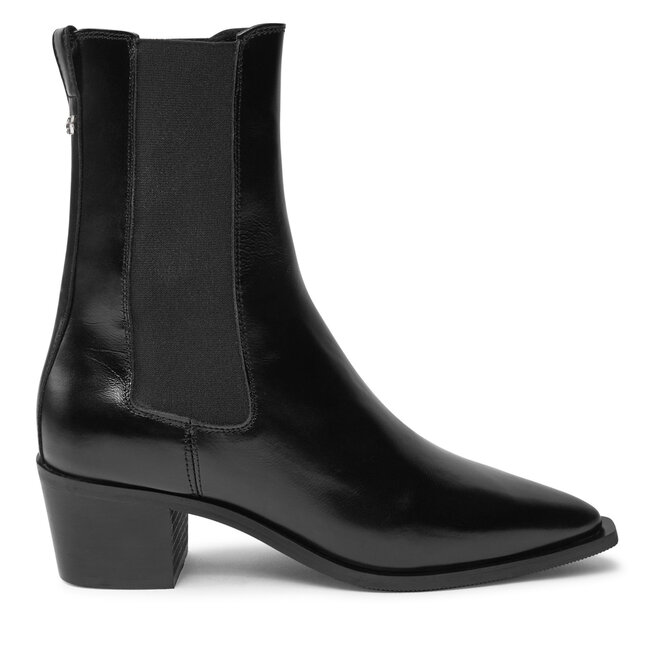 Botki Calvin Klein Heel Cowboy - Czarny