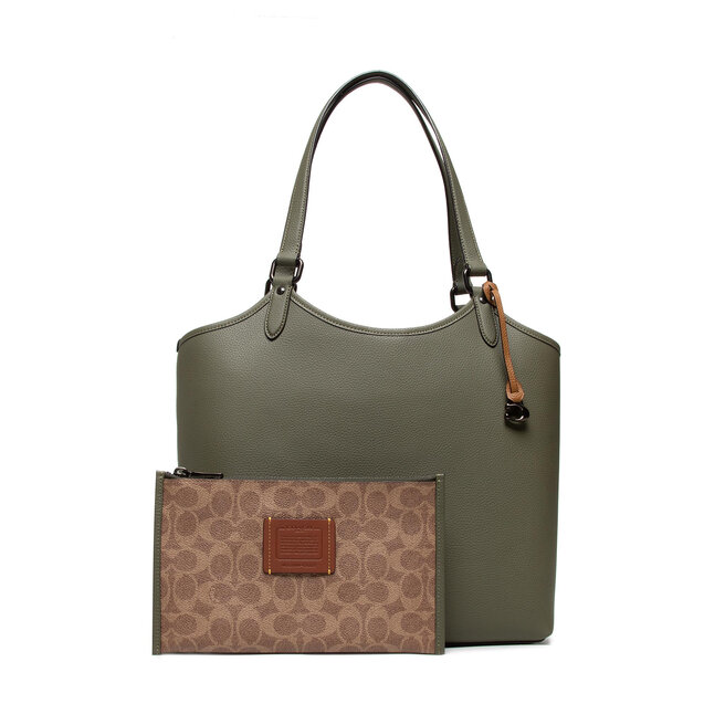 Coach Geantă Coach Pl Peb Ltr Day Tote C6337 V5/Army Green