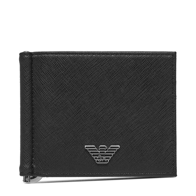 Mały Portfel Męski Emporio Armani Y4R502 Y138E - Czarny