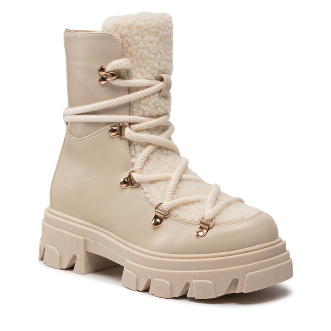 DeeZee Polokozačky DeeZee ZALL13107-24 Beige