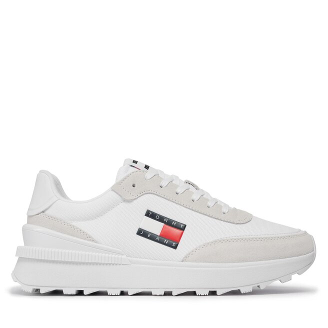 Sneakersy Tommy Jeans Tjm Technical Runner - Biały