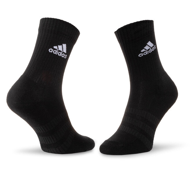 adidas 3 pár uniszex hosszú szárú zokni adidas Cush Crw 3Pp DZ9355 Mgreyh/Mgreyh/Black