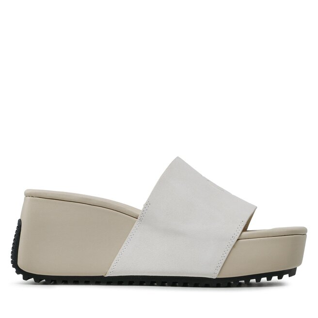 Calvin Klein Jeans Чехли Calvin Klein Jeans Wedge Block Sandal Su Con YW0YW01015 Ancient White YBH