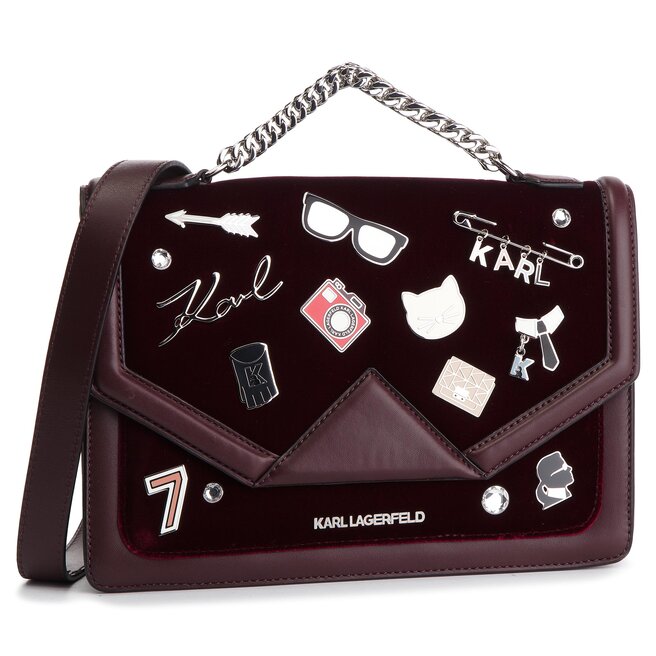 Sac karl sale lagerfeld bordeaux