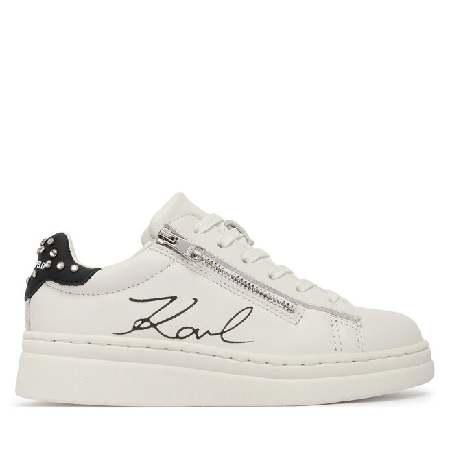 Sneakersy KARL LAGERFELD Z31238 M Biały - dziewczęce