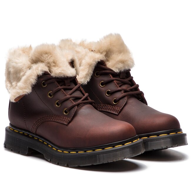 Schn rstiefel Dr. Martens 1460 Kolbert 24014201 Dark Brown Mustang