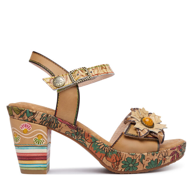 Sandały Laura Vita Nellao 31 Beżowy - kobiece