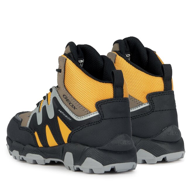 Geox Sneakers Geox J Magnetar Boy B Abx J263ZA 0CEFU C6F2G D Brown/Dk Yellow
