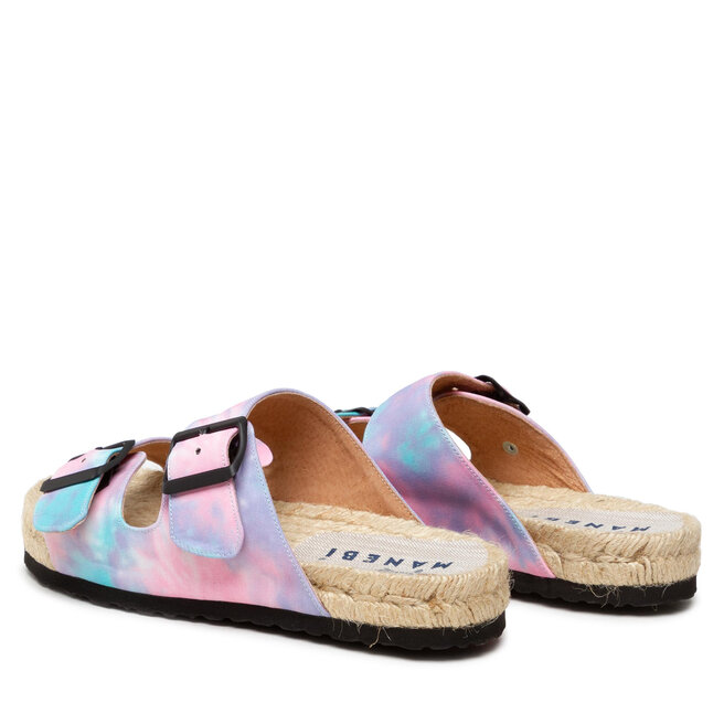 Manebi Espadrilky Manebi Nordic Sandals T 2.3 R0 Indigo Tie/Dye Cotton