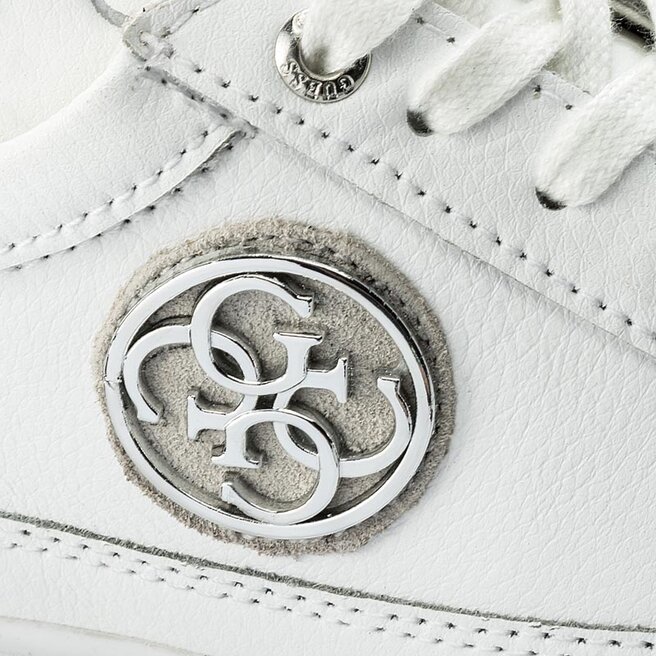 Sneakersy Guess Flavia FLFVA3 LEA12 WHITE eobuwie .pl