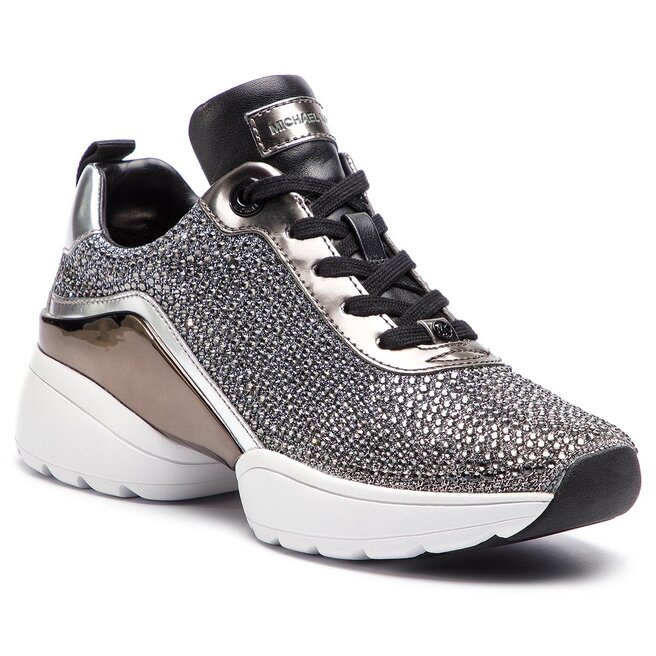 Sneakers MICHAEL Michael Kors Jada Trainer 43R9JAFS5D Blk/Silver •  