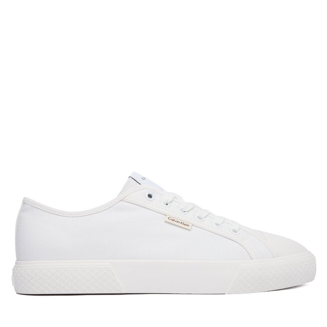 Trampki Calvin Klein Vulc Laceup Cv HM0HM02121 Biały - męskie
