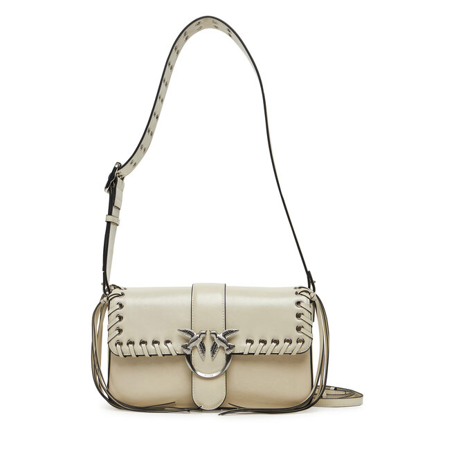Torebka PINKO Love One Classic Slouchy Fl PE 25 PLTT 104524 - Beżowy