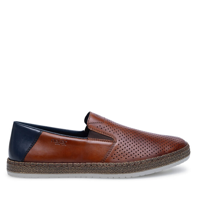 Półbuty Rieker B5279-24 Brązowy - męskie