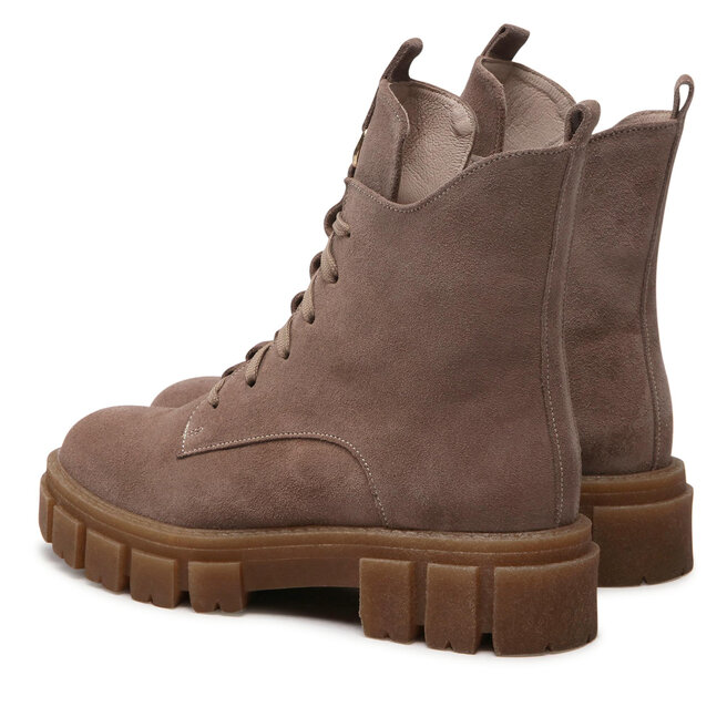 Karino Туристически oбувки Karino 4388/008-P Ciemny Beż/Welur
