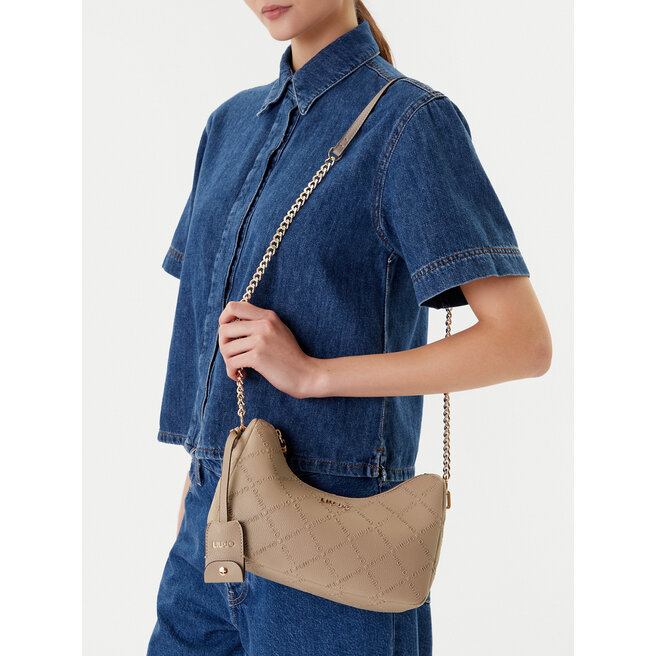 Torebka Liu Jo Ecs S Hobo AF5056 E0538 Beżowy -