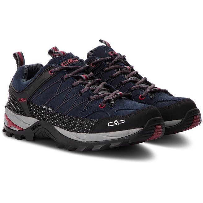 CMP Туристически CMP Rigel Low Trekking Shoes Wp 3Q13247 Asphalt/Syrah 62BN