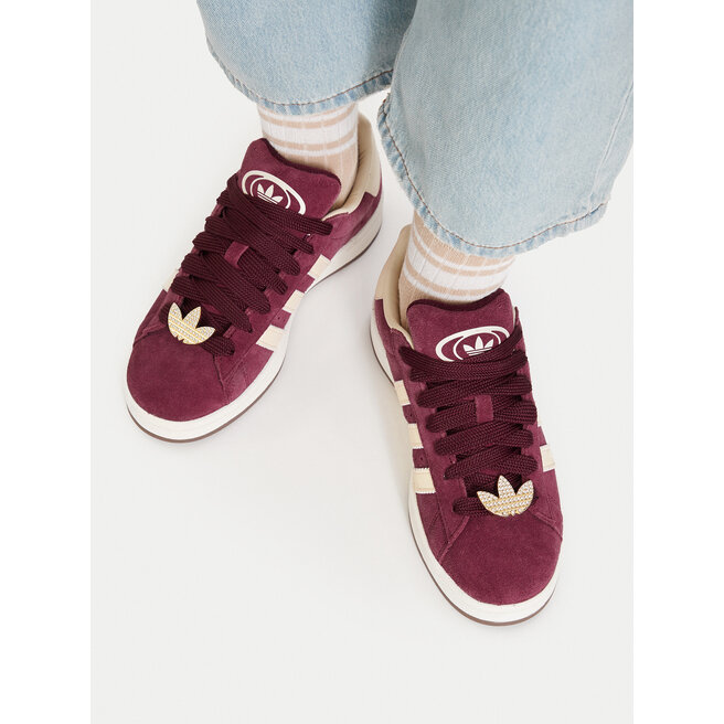 Sneakersy adidas Campus 00s KK0049 Bordowy