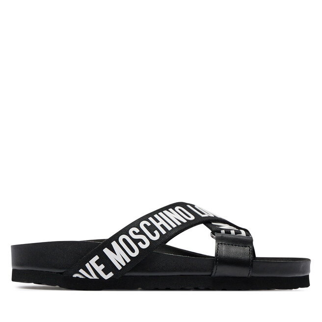 Klapki LOVE MOSCHINO - Czarny