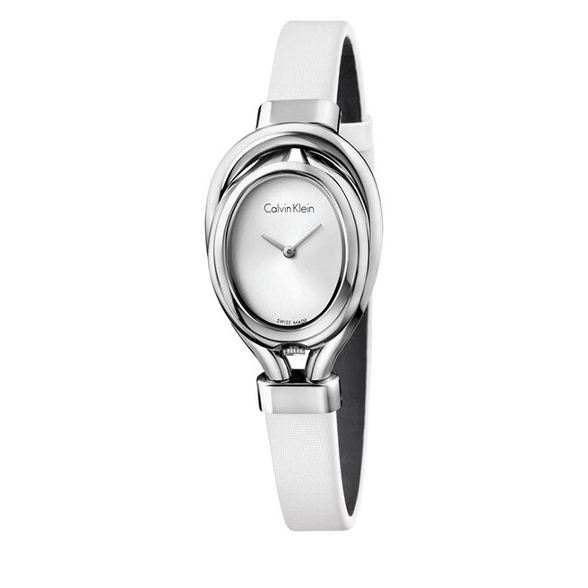 Ρολόι Calvin Klein Lady K5H231K6 White/Silver