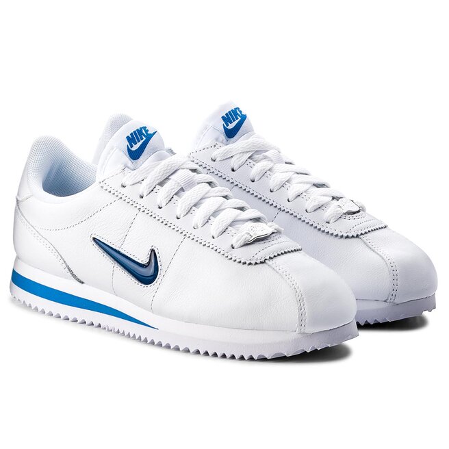 cápsula submarino telegrama Zapatos Nike Cortez Basic Jewel '18 AA2145 101 White/Blue Jay | zapatos.es