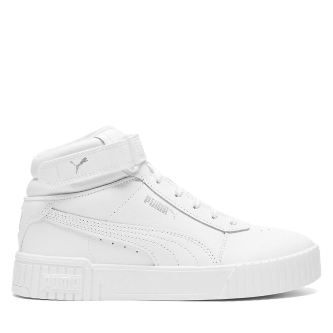 Sneakersy Puma CARINA MID JR - Biały