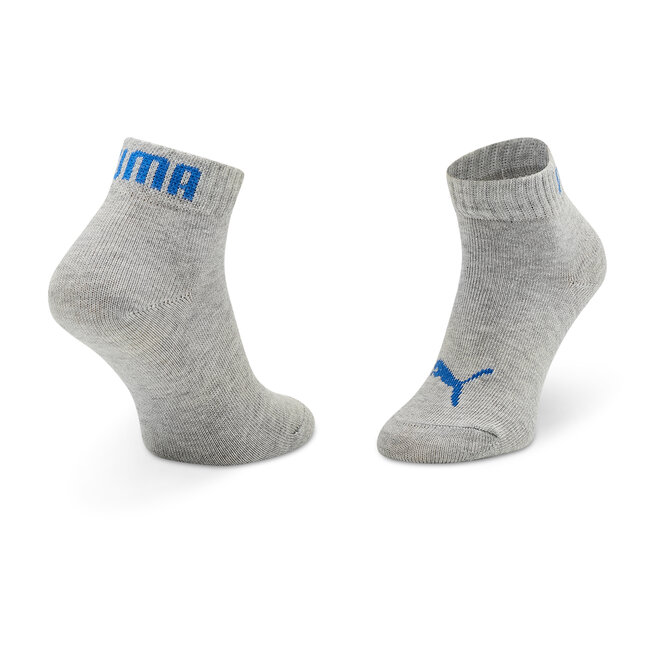 Puma Sada 3 párů dětských nízkých ponožek Puma Kids Quarter 907375 31 Melange/Peacoat