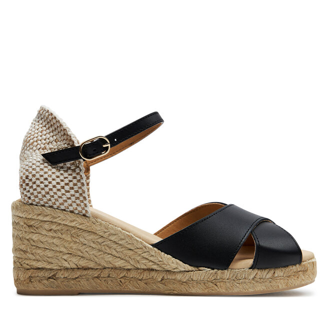 Espadryle Geox D Gelsa Low D45NGA 00085 - Czarny