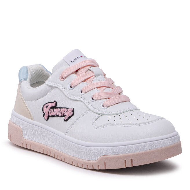 Tommy Hilfiger Sneakers curva Tommy Hilfiger curva tommy hilfiger pink slide curva Tommy Hilfiger heritage chunky curva tommy jeans trainers in white