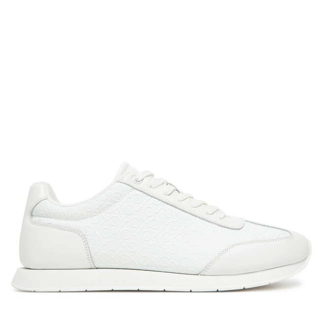 Sneakersy Calvin Klein Low Prof Runn Laceup Mono - Biały