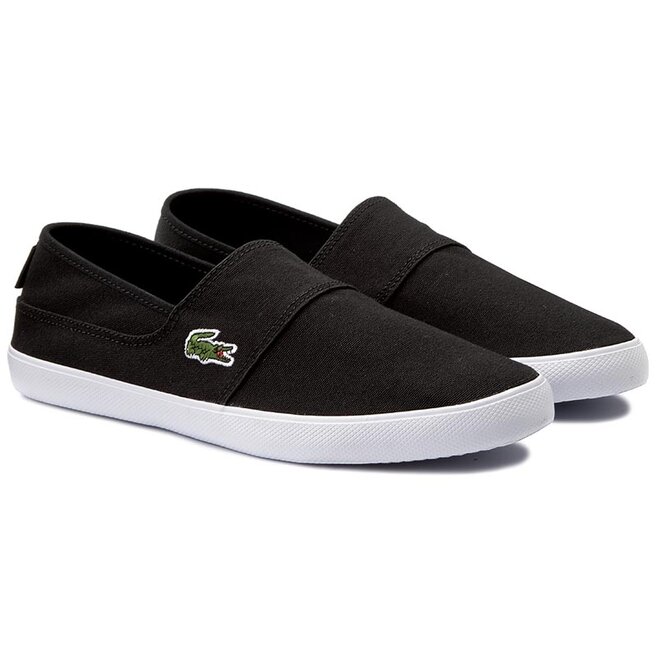 Lacoste marice cheap slip on plimsolls