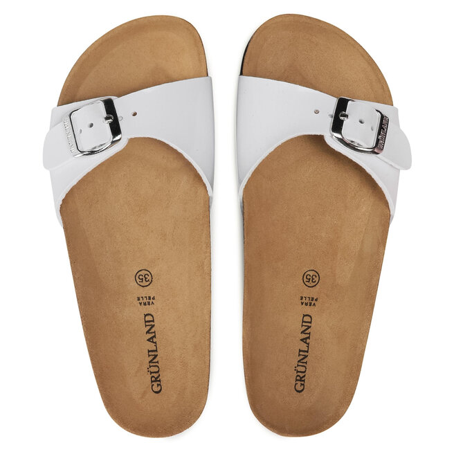 Grünland Pantoletten Grünland Sara CB0029-70 Bianco 1