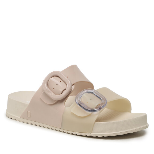 Klapki Melissa Melissa Cozy Slide Ad - Beżowy