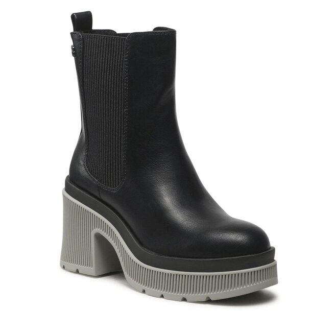 Botine s.Oliver 5-25443-29 Black/Lt.Grey 021