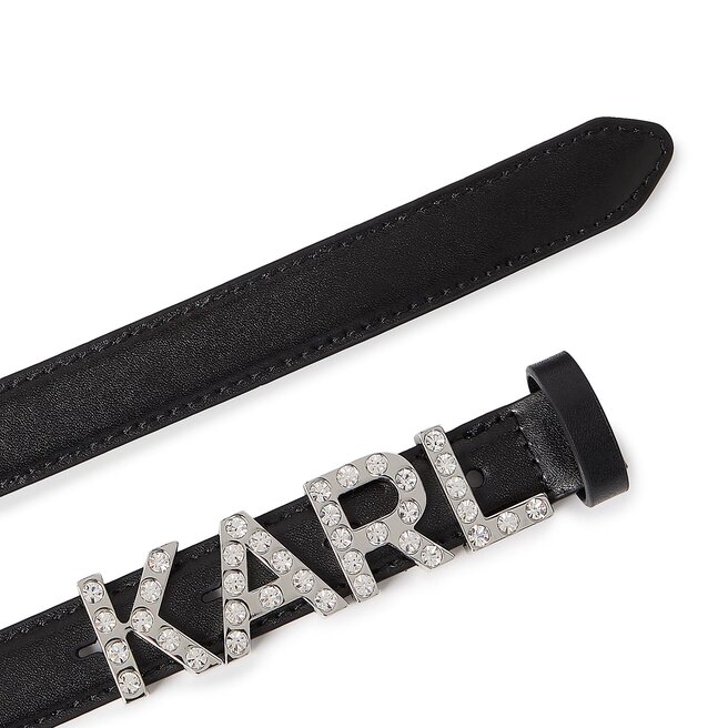 KARL LAGERFELD Dámský pásek KARL LAGERFELD 230W3104 Black 999