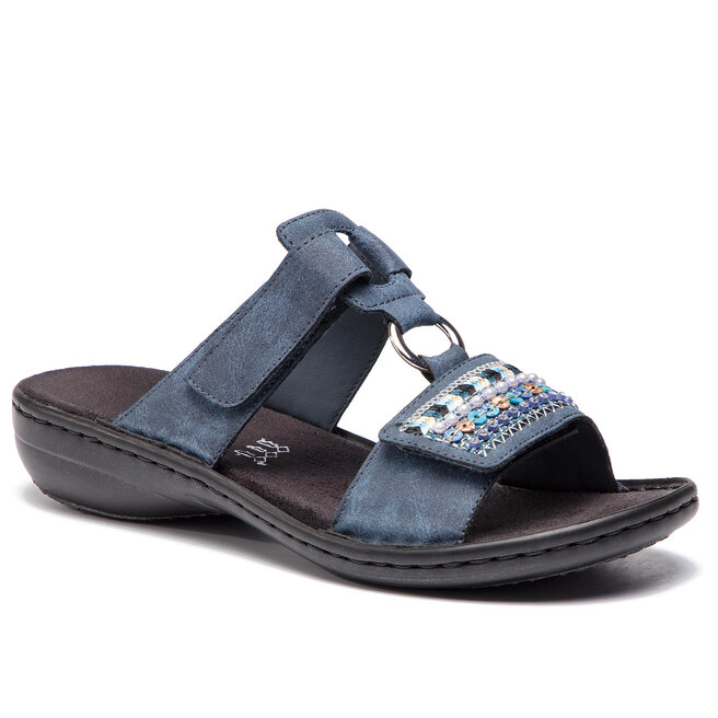 Παντόφλες Rieker 608P6-14 Blau