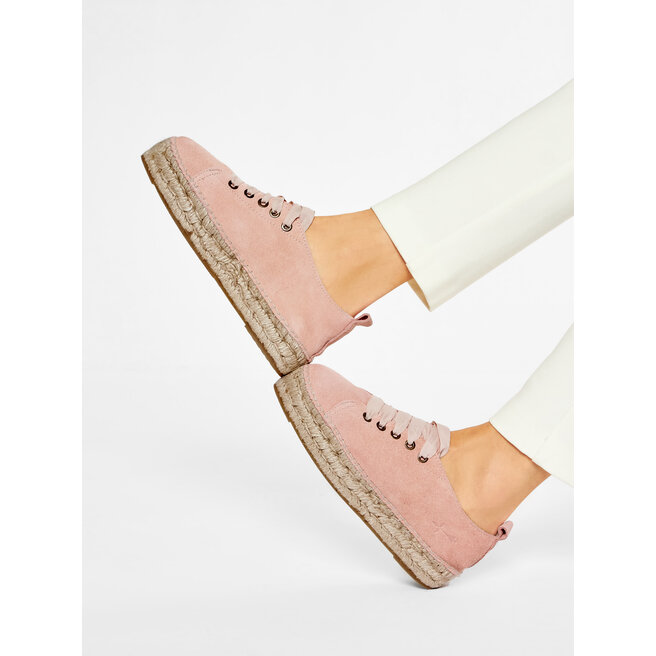 Manebi Еспадрили Manebi Sneakers D W 1.4 E0 Pastel Rose Suede