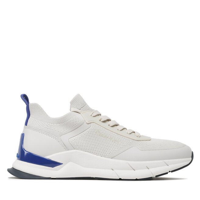 Calvin Klein Сникърси Calvin Klein Low Top Lace Up Mix HM0HM00918 Light Grey/Ultra Blue 0IM