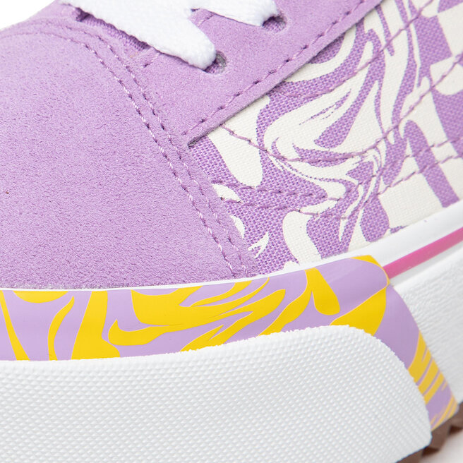 Vans Teniși Vans Old Skool Stac VN0A4U15BD91 Wavy Daze Sheer Lilac