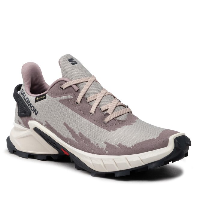 Pantofi Salomon Alphacross 4 Gtx W GORE-TEX 417232 20 V0 Ashes Of Roses/White/Ebony